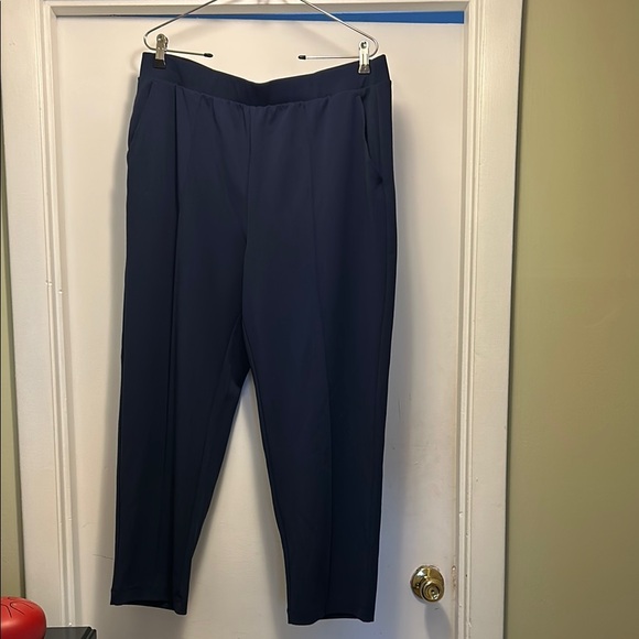 LOFT Blue Relaxed Fit Full Length Pants - Picture 1 of 3